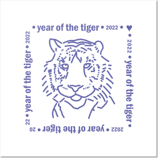 Very Peri Color of the Year of the Water Tiger 2022 Posters and Art